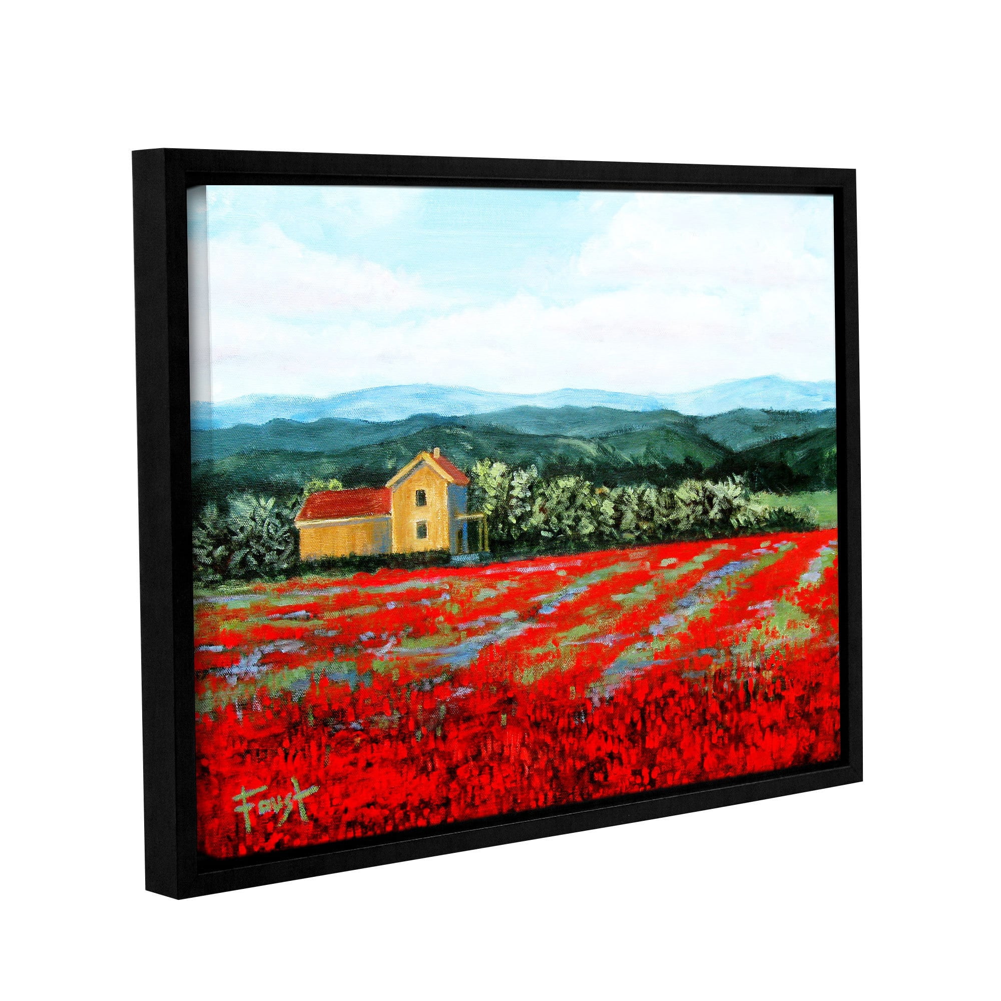 ArtWall 'Paradise' by Gene Foust Framed Painting Print on Wrapped Canvas