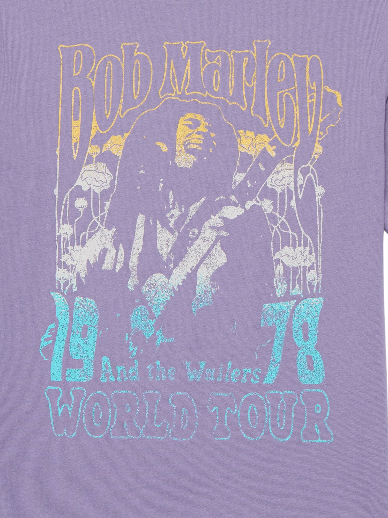 Bob Marley Boys Fashion Retro Tee with Short Sleeves, Sizes 4-18