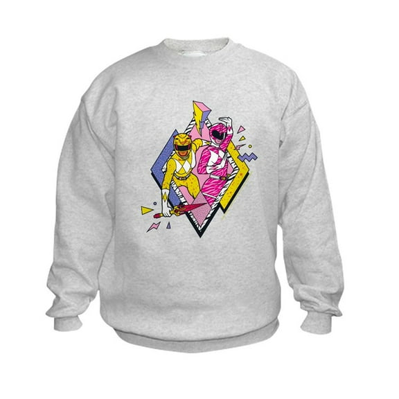 CafePress - Power Rangers Yellow Rang - Kids Sweatshirt, Youth Crew Neck Sweatshirt