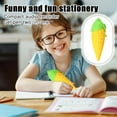 thumbnail image 3 of Voice Recorder Pen Portable Writing Instrument with Integrated Sound Recording and Playback for School Office Fun Desk Accessories Novelty Eggplant Shape, 3 of 5