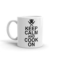 thumbnail image 4 of 15 oz Cooking Gifts keep calm and cook on Crossed Chef Knives Coffee Mug Tea Cup, 4 of 4