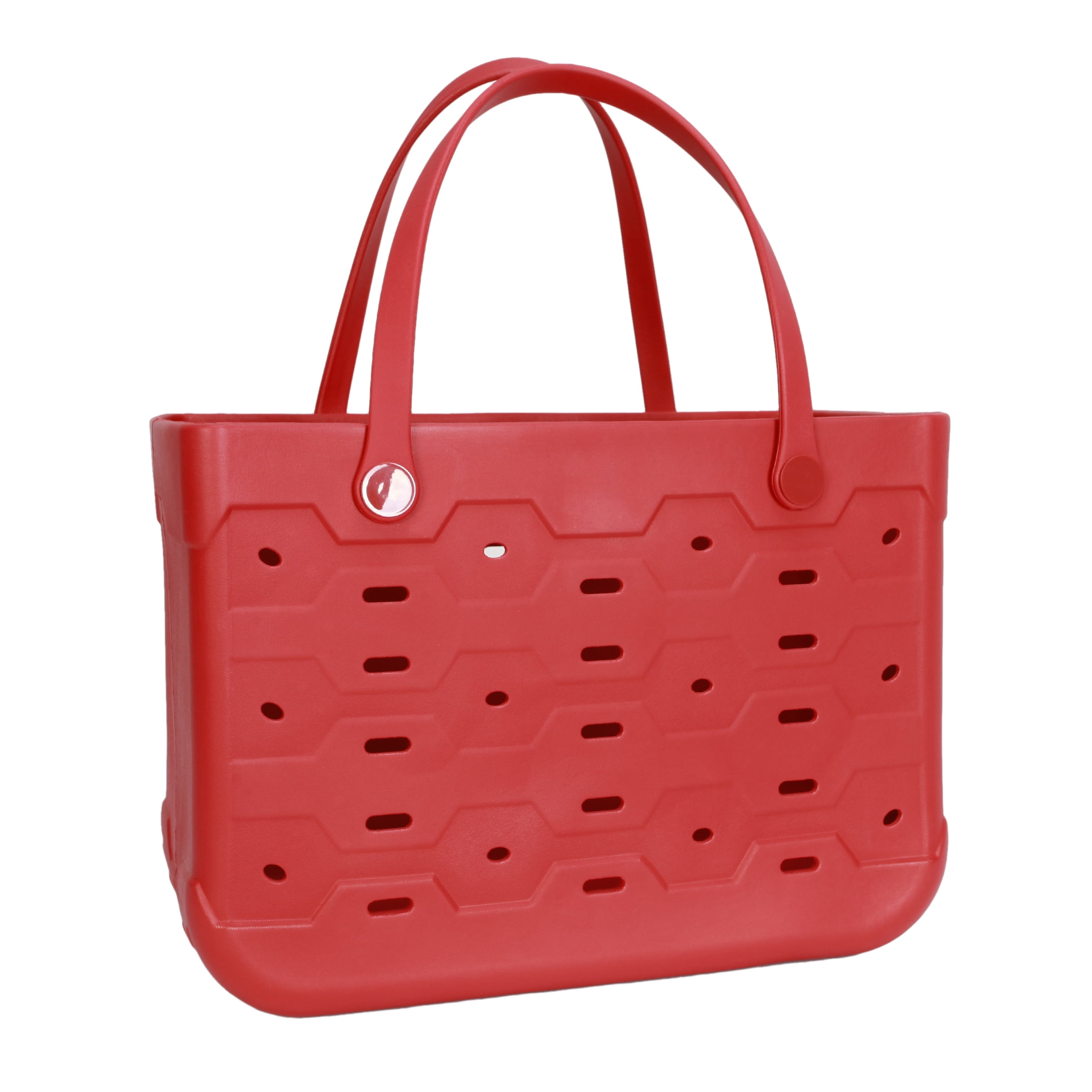Mainstays Large All Purpose Flex Laundry Tote, Red Sedona, 18 in W x 8.75 in D x 13 in H