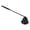 Black, variant on YAHHU Vintage Stainless Steel Candle Wick Snuffer Long Handle Extinguisher Black, 7.48 inches / 19 cm
