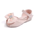 thumbnail image 6 of enyan Girls Summer Sandals Flat Open-Toe Lightweight Sandals for Toddler Little Kids Dress Shoes For Girls,Pink,Size 9, 6 of 7