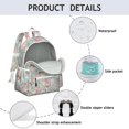 thumbnail image 4 of Jack Russell Terrier Dog and Flower Backpack for School,Cute School Bag,Schoolbag with Adjustable Shoulder Straps & Padded Back,13.4"x11"x4.7", 4 of 6