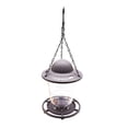 thumbnail image 2 of Alimentador colgante para pájaros silvestres, contenedor de comida para pájaros para patio, jardín, decoración para exteriores - gris, 2 of 8