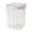 B, variant on B Multigrain Storage Container With Multiple Compartments Household Sealed Tank Food Grade Ash Proof Water Proof Grain Collection Bin 7.99X5.51X5.51 Inches 1.21 Lbs