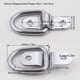 thumbnail image 5 of Trailer D-Rings with Floor Fixing 580kg Capacity - 10pcs, 5 of 5