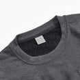 thumbnail image 4 of UVEASISHA Long Sleeve T-Shirts for Men Solid Color Patchwork Crewneck Sweatshirts Relaxed Fit Lightweight Pullover Tops Fall Casual Workout Shirt Gray L, 4 of 9
