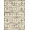 Black Cream, Pattern 15, variant on Design&I 8'x10' Washable Area Rug Snag-Free Farmhouse Symmetrical Border Interlocking Entryway Boho Bathroom for Dining Room, Large Office, Lounge