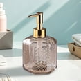 thumbnail image 4 of Glass Soap Dispenser with Plastic Pump, Multipurpose Soap Dispenser Ideal for Kitchen Sink Bath and Bathroom, 10.8 Oz, 4 of 6