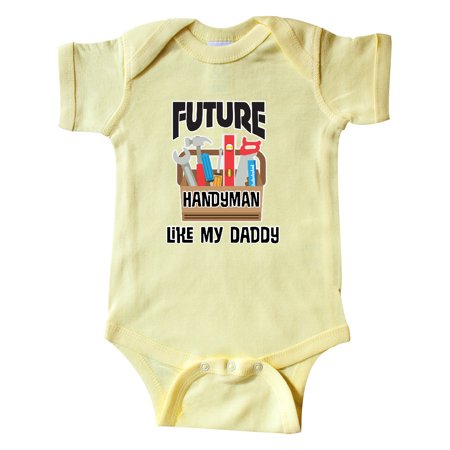 

Inktastic Future Handyman Like Daddy Gift Baby Boy Bodysuit