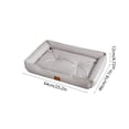 thumbnail image 3 of Deeceymbur Dog Bed Cushion Large Pet Mat Soft Cotton Stuffed Cat Lounger Washable Sofa Pad for Pets Up to 25lb, 3 of 6