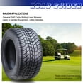 thumbnail image 6 of LIBRA Golf Cart Tire Wheel Assembly 205/50-10 4-Ply w/ 4 Lugs on 4" PCD White Wheel, Set 2 -14002, 6 of 7