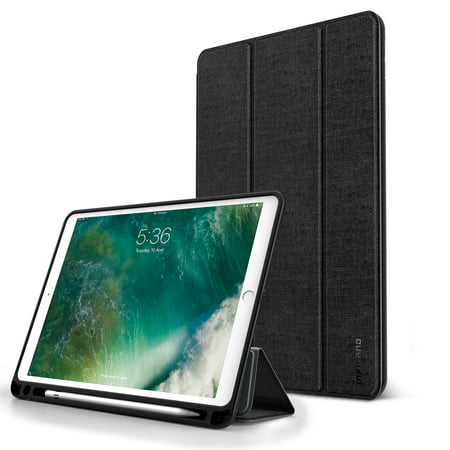 Infiland Slim Wake/Sleep Cover Case Built-in Apple Pencil Holder for iPad Pro 10.5 2017 Tablet,