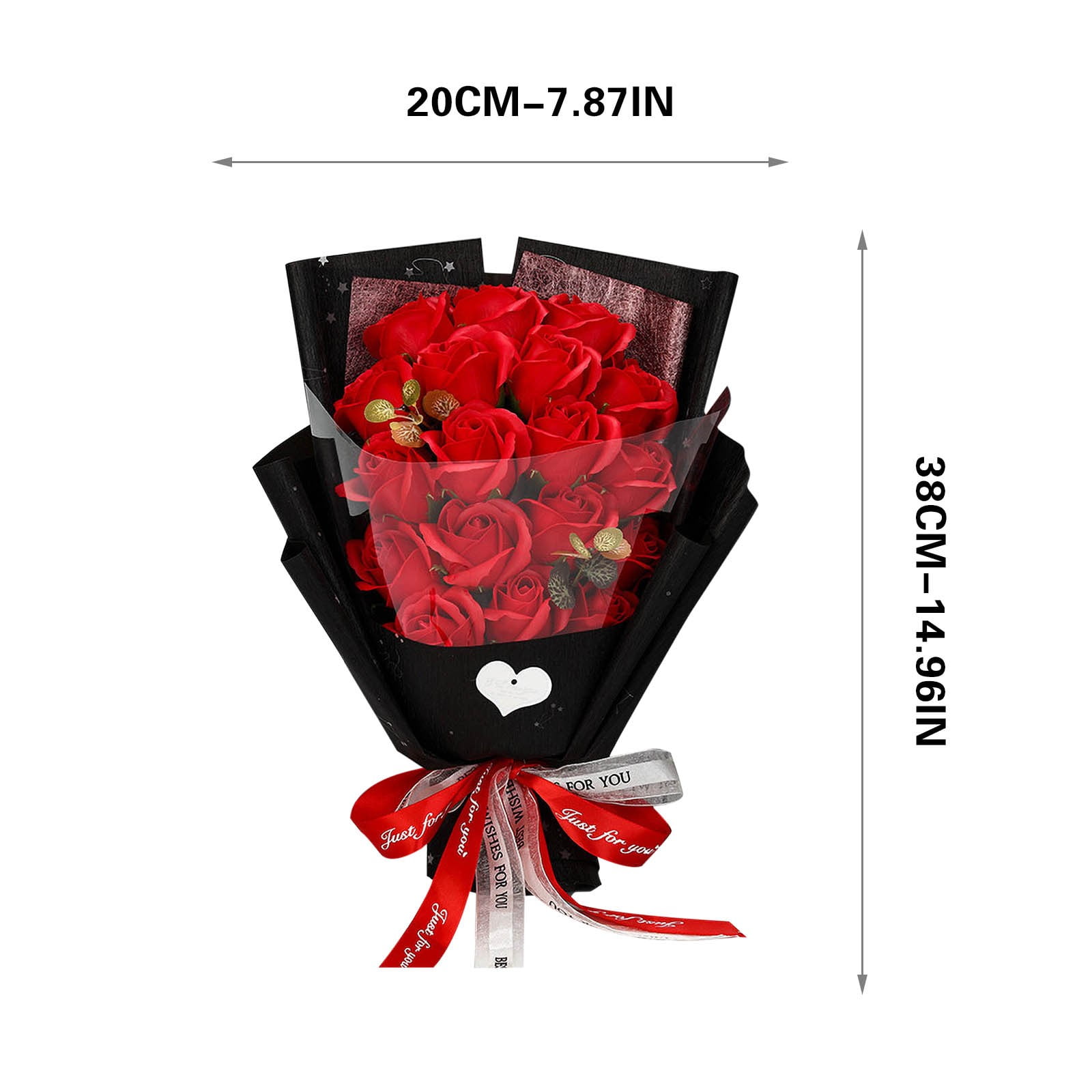 Clearance! Loyerfyivos Roses Bouquet Artificial Flower - Preserved Purple Flowers for Her - Unique Gifts Valentine's Day, Mother's Day, Thanksgiving, Christmas,Birthday, Anniversary