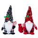 thumbnail image 1 of Adornos navideños de peluche con gnomos, bandeja escalonada con gnomos de peluche, muñecos sin rostro con cuadros de búfalo (2 piezas), 1 of 4