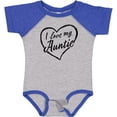 thumbnail image 3 of Inktastic I Love My Auntie in Black Chalk Heart Boys or Girls Baby Bodysuit, 3 of 5