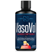 Siren Labs Vaso-VOL Liquid Muscle Pump Volumizer with Agmatine Sulfate - Pre Workout For Men To Take Your Workouts To The Next Level with Vascularity and Performance (Fruit Burst)