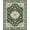 Green, Pattern 20, variant on ODIKA 4'x6' Green Black Vintage Ornamental Cottagecore Washable Area Rug Distressed Floral Scroll Center Emblem Witchy Moody Layout for Home Office, Under Desk, Non-Slip Chair-Friendly, Flatwoven