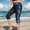 1Multicolor, variant on Women's Print Swim Capris, High Waisted Tummy Control Swim Leggings with Floral Side Panel, Quick Dry Swim Shorts for Beach Pool