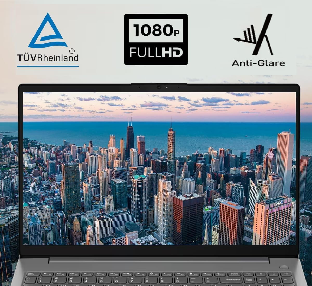 Lenovo Laptop V15 for Business, Home, Student (15.6" FHD Anti-Glare, Intel i7-1255U, 16GB RAM, 512GB SSD), Numeric Keypad, Webcam w/Shutter, Type-C, RJ-45, Wi-Fi, Win 11 Pro w/AI Copilot, 2024, Grey