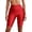 02_Red, variant on HNMKIU Women's Cropped High Waist Stretchy Lift Fitness Pants with Side Pockets Five Quarter Length Yoga Pants with Pockets 03_Black,L