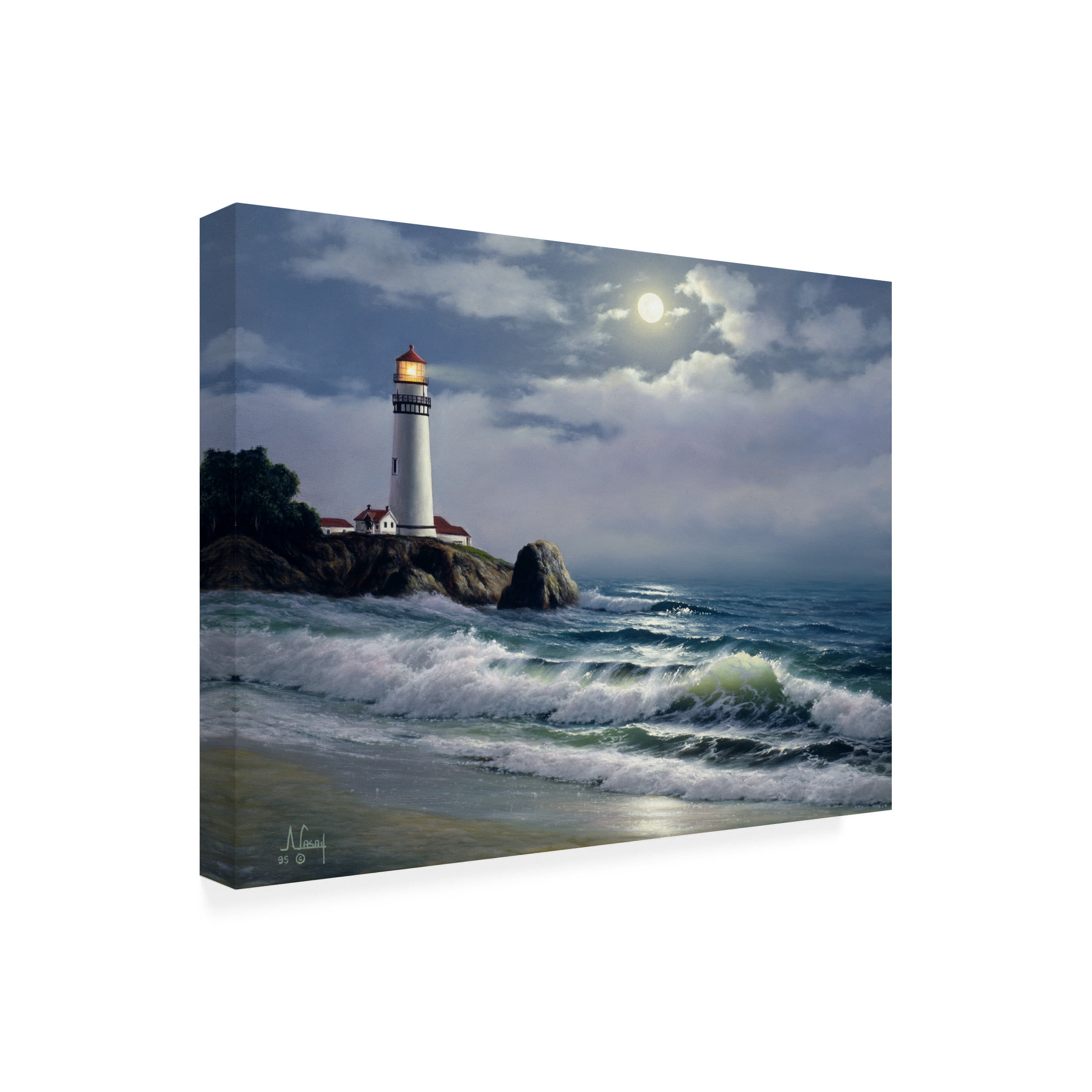 Anthony Casay 'Coastal Scene 3' Outdoor All-Weather Wall Decor