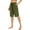 a_Green, variant on Xysaqa Cotton Linen Bermuda Shorts for Women Elastic High Waisted Shorts 2025 Summer Drawstring Sport Walking Short Knee Length Long Beach Shorts with Pockets S-XXL
