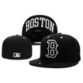 thumbnail image 3 of New Era Boston Red Sox gorra de béisbol totalmente cerrada calle Hip-Hop gorra no ajustable sombrero de ala plana, 3 of 3