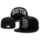 thumbnail image 1 of New Era Boston Red Sox gorra de béisbol totalmente cerrada calle Hip-Hop gorra no ajustable sombrero de ala plana, 1 of 3