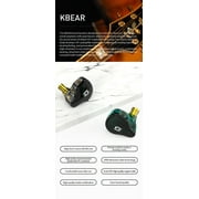 KBEAR Customized Balanced Armature KS2 1DD+1BA In-ear Earphones High-purity OFC cable Detachable cable design for worry-free upgrade Sports Game Music Headphone Headset iem