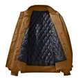 thumbnail image 5 of DPTALR Men's Lightweight Insulated Water-Repellent Winter Puffer Coat,Coffee,Big and Tall Men M, 5 of 9