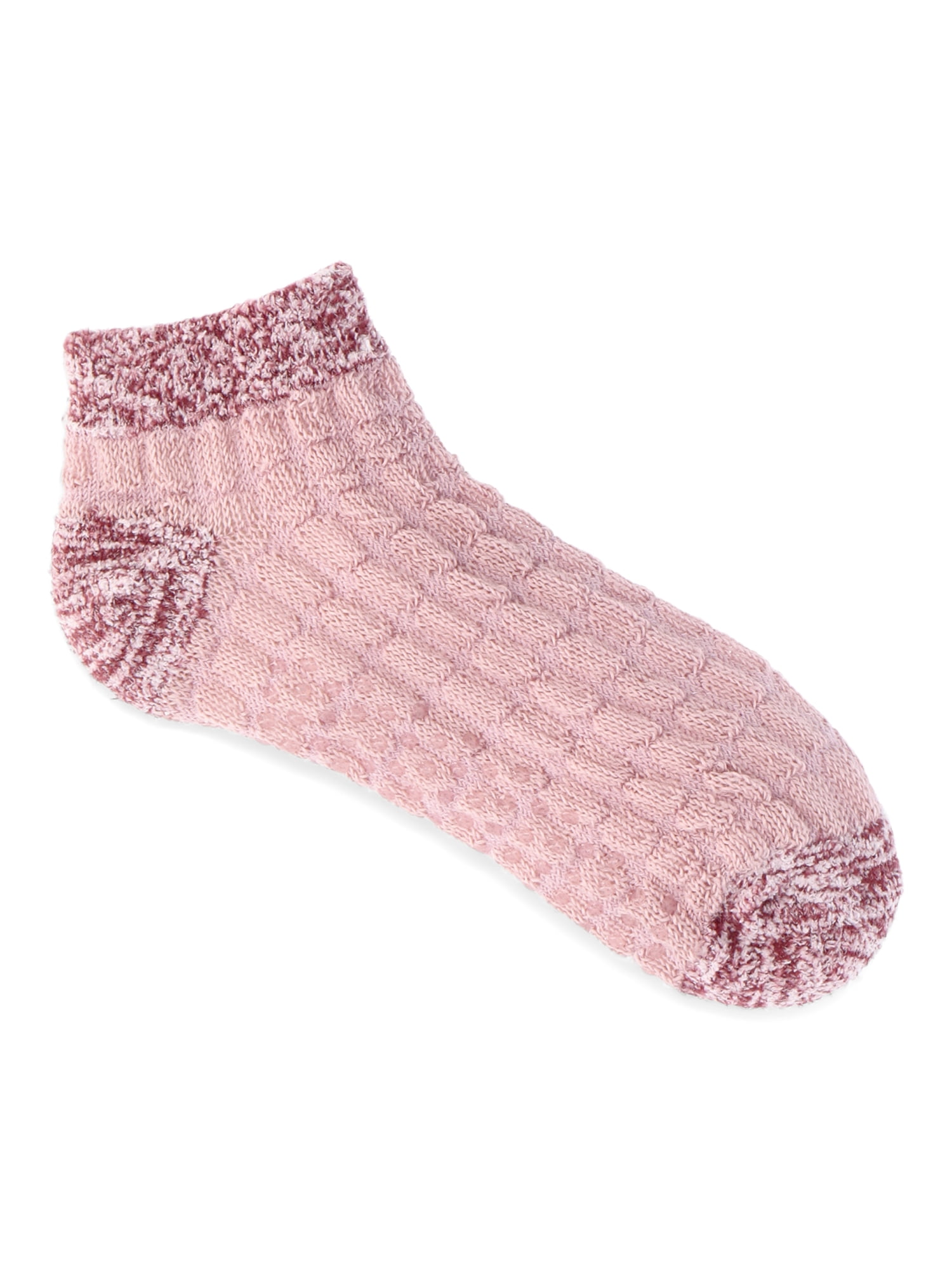 Joyspun Women’s Double Layer Lounge Socks, 3-Pack, Fits Shoe Sizes 4-10