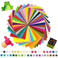 thumbnail image 1 of 40PCS Felt Fabric Sheets 8x12 inch，40 Assorted Colors Felt Fabric Sheets Patchwork Sewing Craft Perfect for DIY Crafts  Sewing, 1 of 7