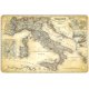 thumbnail image 1 of Letrero de aluminio de metal retro, mapa esquemático de Italia, decoración de pared para exteriores para el hogar. Tamaño: 8 x 12 pulgadas, 1 of 4