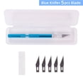 thumbnail image 1 of Non-Slip Engraving Metal Scalpel Knife Kit +5/40/45pcs #11 Blades Cutter Craft Knives for Mobile Phone PCB Repair Hand Tools A Set, 1 of 6