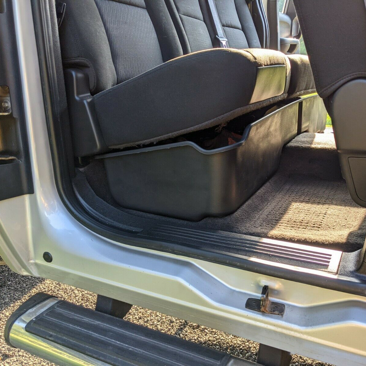Kojem Underseat Storage Box, Fit for 2007-2013 Chevrolet GMC Silverado Sierra 1500 2500 3500 Extended Cab, Under Seat Box, Tray Tools, Organizer Gearbox
