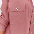 thumbnail image 4 of Summer Tops, Womens Tops, Stylish Women's Button Down Casual Shirt Jacket with Pockets Long Sleeve Versatile Tops for Everyday Wear and Trendy Outfits, 4 of 7