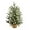 Green, variant on 24" Mini Christmas Trees with Flocked Pine Needles, Pine Cones, Berries Decoration, 2 Ft Decorated Burlap Trees with 25 Led Lights, Kitchen Tabletop Artificial Pre Lit Christmas Tree