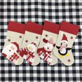 thumbnail image 3 of Viflosae Christmas Stockings Fashion Christmas Socks Gift Bag Christmas Pattern Christmas Decoration Goodybag Stocking Stuffers for Women, 3 of 9