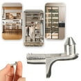 thumbnail image 2 of Shelf Support Pegs, 40 Pcs Shelf Pegs with Hole, Cabinet Shelf Bracket Pegs, L-Shaped Nickel Plated Shelf Pins Holders for Bookcase Kitchen Closet Shelf Shelves Furniture Cabinet, 0.82x0.62x0.35", 2 of 7