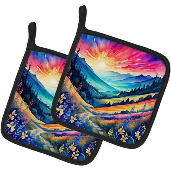 Briard and Flowers Greeting Cards and Envelopes Pack of 8 7 in x 5 in