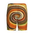 thumbnail image 2 of Haiem Colorful Swirl Men's Pajama Short with Soft Woven Cotton Elastic Waistband Sleep Short-Large, 2 of 9