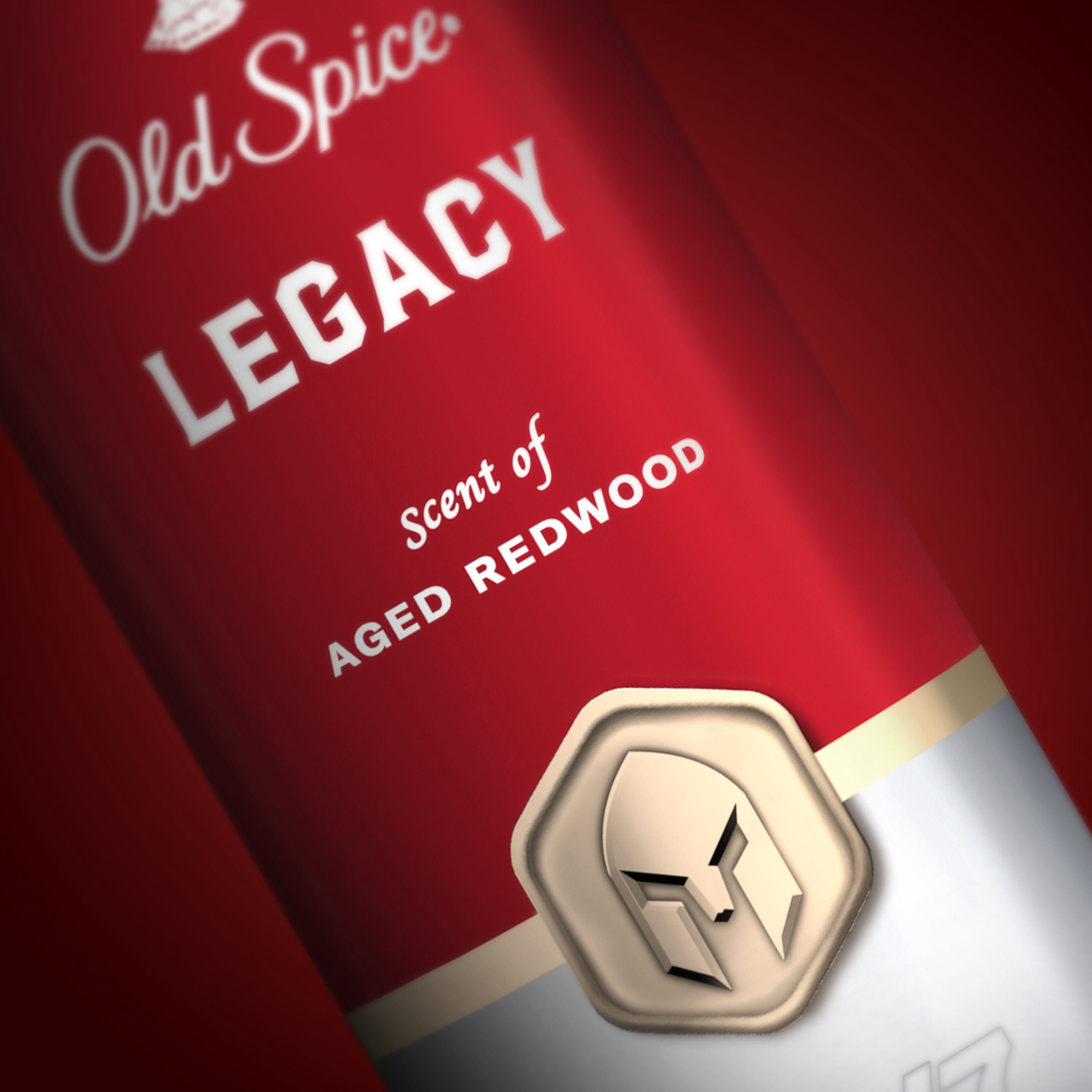 Vaporisateur pour le corps Old Spice Collection rouge pour hommes, parfum Legacy, parfum rafraîchissant, protection contre les odeurs toute la journée, fraîcheur longue durée