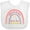 AA-White, variant on Inktastic Handpicked for Earth by My Great Aunt in Heaven Rainbow Boys or Girls Baby Bib