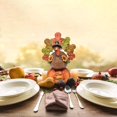 thumbnail image 4 of Decoraciones De Acción De Gracias, Adornos De Calabaza De Pavo De Resina, Decoración De Otoño De Pavo De Mesa Para El Día De La Cosecha De Acción De Gracias Methold HA036579-00, 4 of 6
