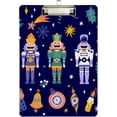 thumbnail image 1 of FMSHPON Christmas Nutcrackers Purple Blue Clipboard Hardboard Wood Nursing Clip Board and Pull for Standard A4 Letter 13x9 inches, 1 of 5