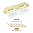 thumbnail image 3 of Uxcell 2 Sets 40mm x 167mm Stainless Steel Deadbolt Strike Plate, Gold, 3 of 7