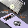 thumbnail image 7 of KOMI for Google Pixel 8 Pro Case, Slim Tough Rugged Shockproof Protective Pixel 8 Pro Phone Case with Metal Ring Kickstand for Google 8 Pro Case, Purple, 7 of 7